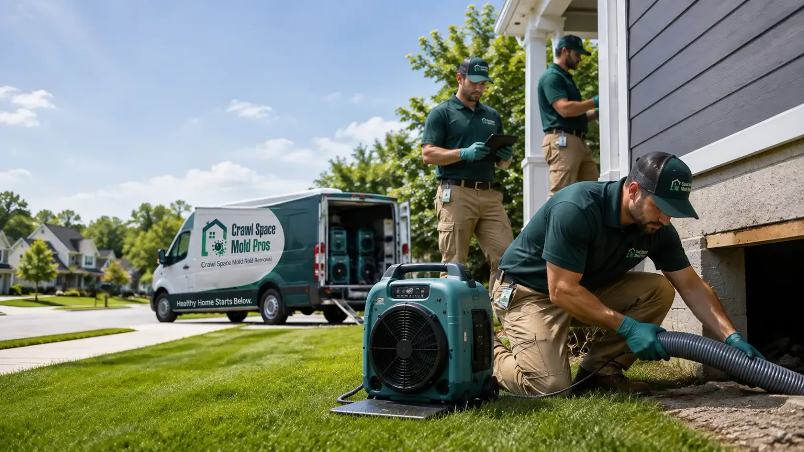 Crawl Space Mold Removal in Sidney, IA